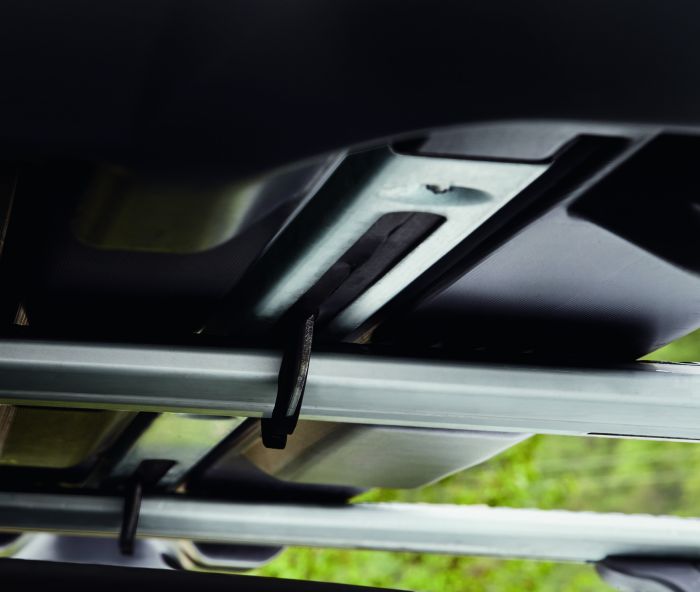 Náhled produktu - Střešní box Hapro Trivor 440 Supermatt Anthracite