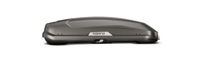 Náhled produktu - Střešní box Hapro Trivor 440 Supermatt Anthracite
