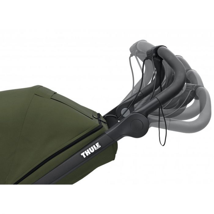 Náhled produktu - Thule Urban Glide 2 Black / Cypress Green  + korbička