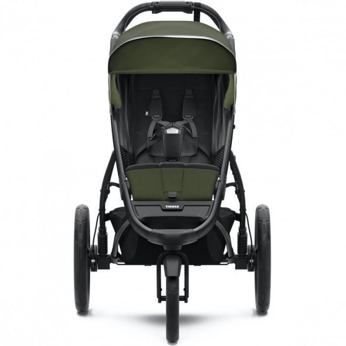 Náhled produktu - Thule Urban Glide 2 Black / Cypress Green  + korbička
