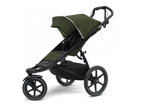 Náhled produktu - Thule Urban Glide 2 Black / Cypress Green  + korbička