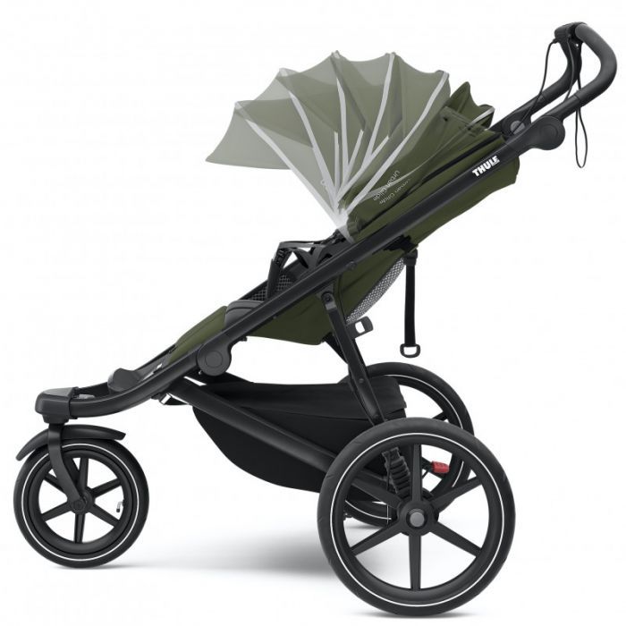 Náhled produktu - Thule Urban Glide 2 Black / Cypress Green  + korbička