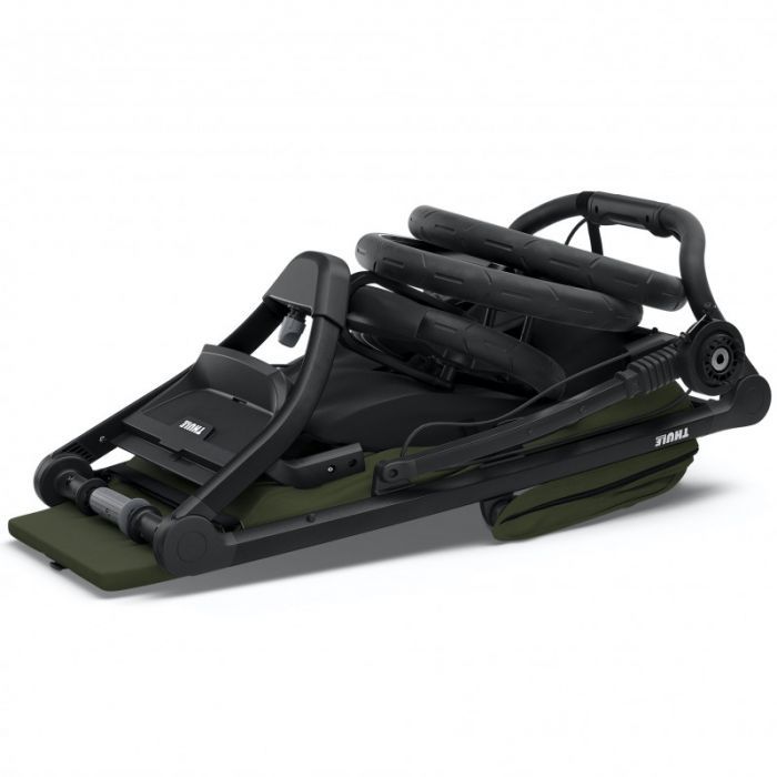 Náhled produktu - Thule Urban Glide 2 Black / Cypress Green  + korbička
