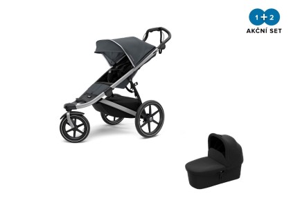 Náhled produktu - Thule Urban Glide 2 Dark Shadow 2023 + korbička