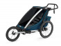 Thule Chariot Cross 1 Majolica Blue 2023 + bike set + kočárkový set + běžecký set