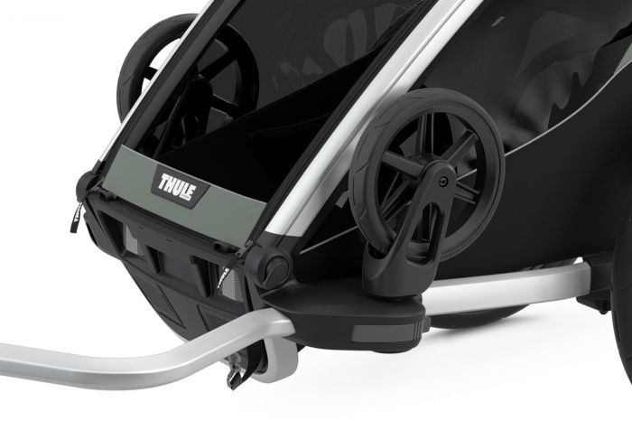 Náhled produktu - Thule Chariot Lite 2 Agave 2022 + bike set + kočárkový set + běžecký set