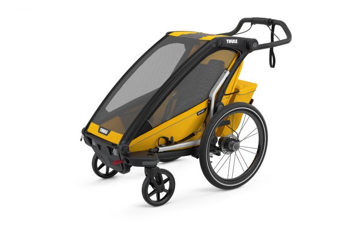 Náhled produktu - Thule Chariot Sport 1 Spectra Yellow + bike set + kočárkový set + běžecký set