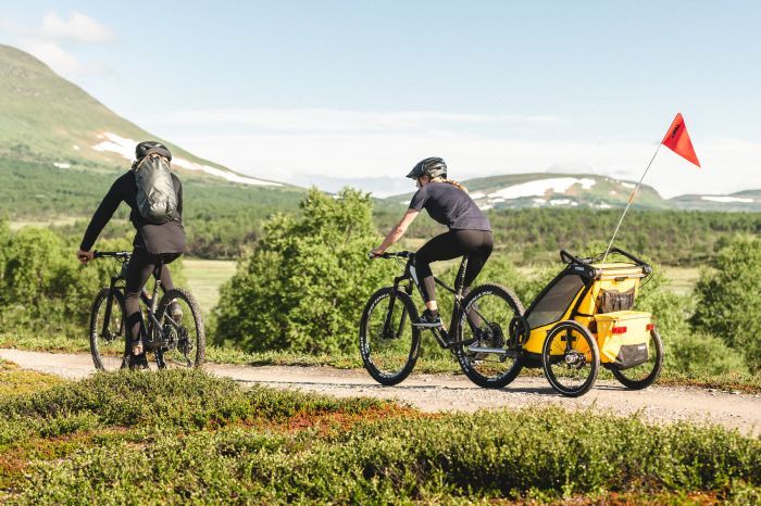 Náhled produktu - Thule Chariot Sport 1 Spectra Yellow + bike set + kočárkový set + běžecký set