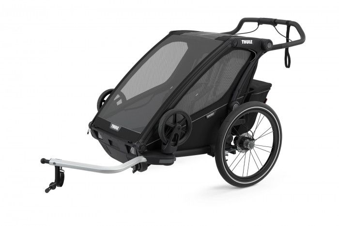Náhled produktu - Thule Chariot Sport 2 Midnight Black + bike set + kočárkový set + běžecký set
