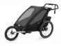 Thule Chariot Sport 2 Midnight Black + bike set + kočárkový set + běžecký set