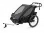 Thule Chariot Sport 2 Midnight Black + bike set + kočárkový set + běžecký set