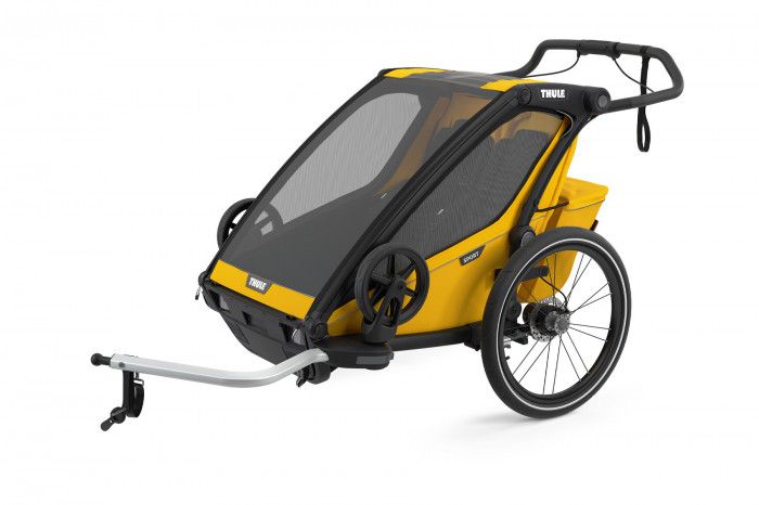 Náhled produktu - Thule Chariot Sport 2 Spectra Yellow 2022 + bike set + kočárkový set + běžecký set