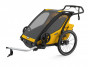 Thule Chariot Sport 2 Spectra Yellow + bike set + kočárkový set + běžecký set