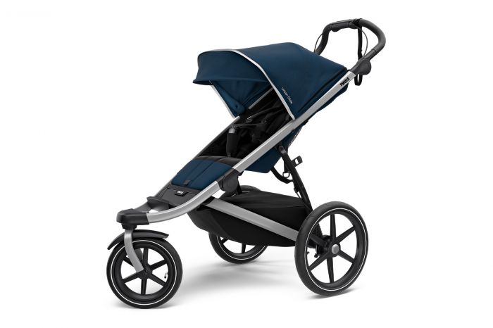 Náhled produktu - Thule Urban Glide 2 Alu / Majolica Blue 2021 + pláštěnka + ochranná síť + madlo + korbička + pláštěnka na korbičku