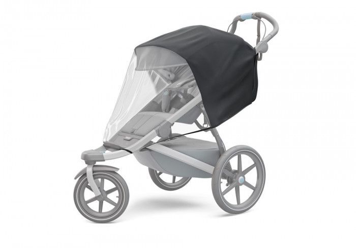 Náhled produktu - Thule Urban Glide 2 Alu / Majolica Blue 2021 + pláštěnka + ochranná síť + madlo + korbička + pláštěnka na korbičku