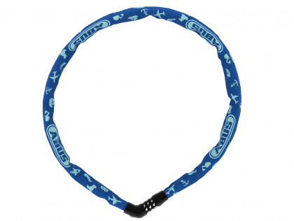 Náhled produktu - Lankový zámek ABUS 4804C/75 blue SYMBOLS Steel-O-Chain