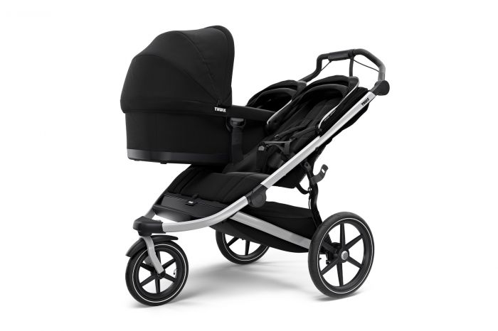 Náhled produktu - Thule Urban Glide 2 Grey Melange / Black 2021 + korbička