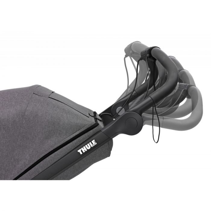 Náhled produktu - Thule Urban Glide 2 Grey Melange / Black 2021 + korbička
