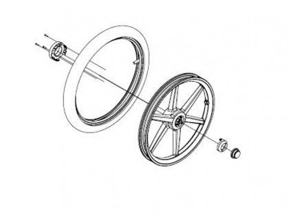 Náhled produktu - Thule Rear Wheel L 16