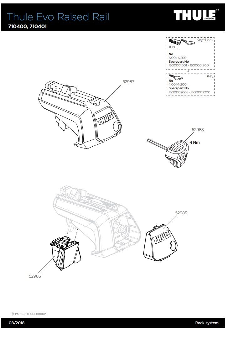 Náhled produktu - Thule Torque Key 4Nm 52988