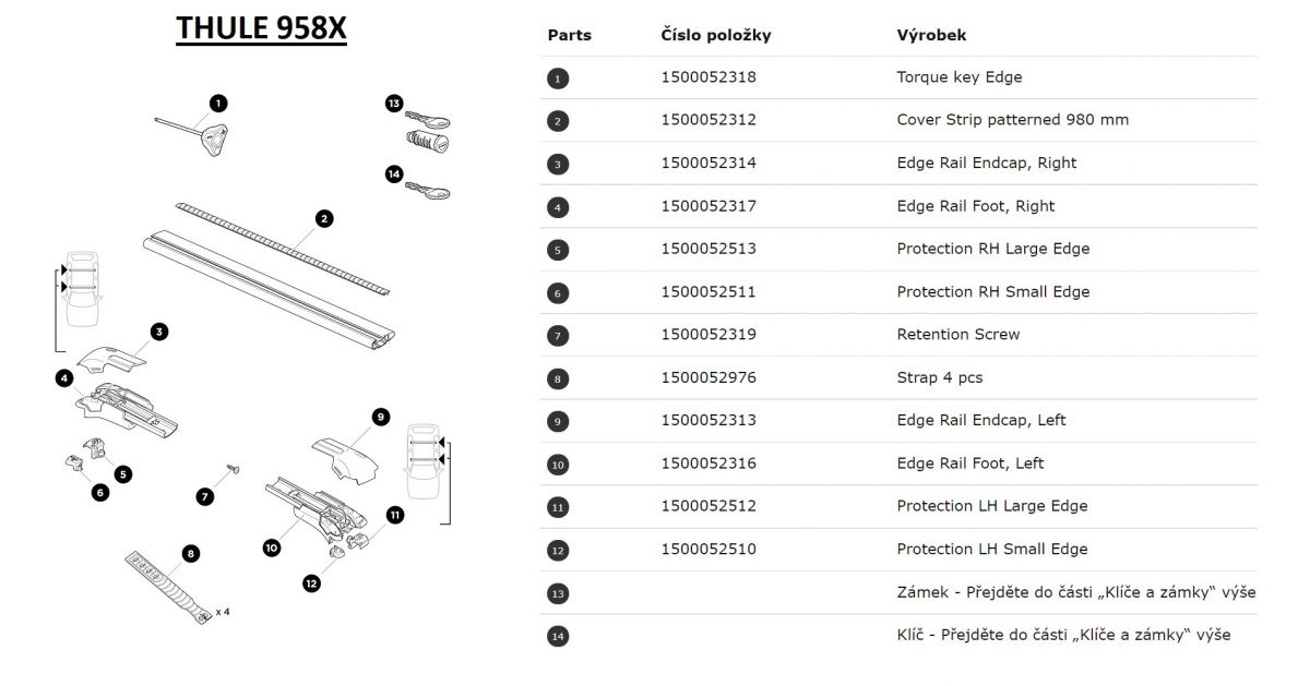 Náhled produktu - Thule Screw MC6S M6X20 mm 50608