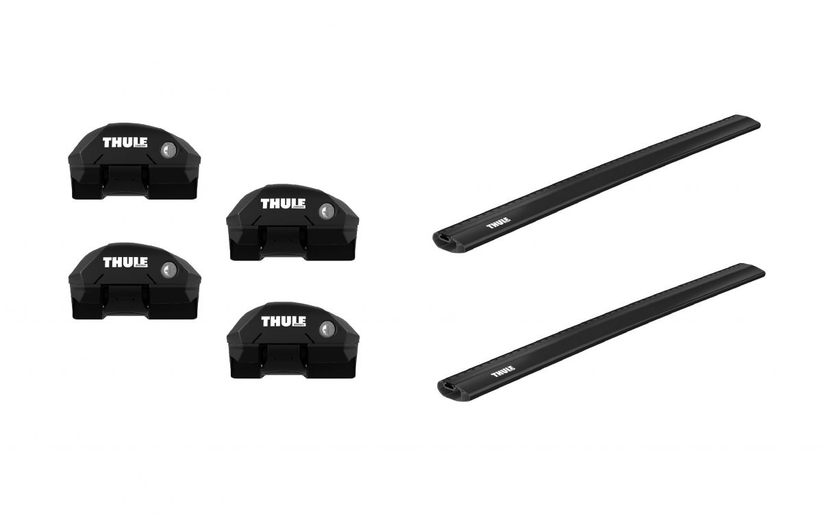 Náhled produktu - Nosič Thule 7204 Edge Raised Rail WingBar tyče černé