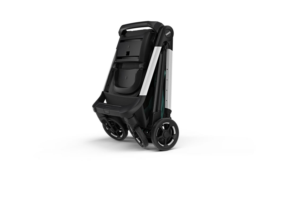 Náhled produktu - Kočárek Thule Shine Mallard Green on Aluminum  + korbička