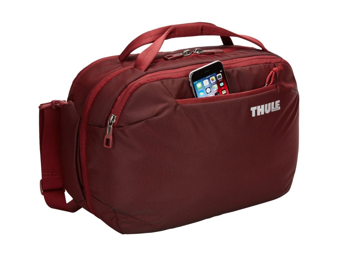 Náhled produktu - Thule Subterra taška do letadla TSBB301E - vínově červená