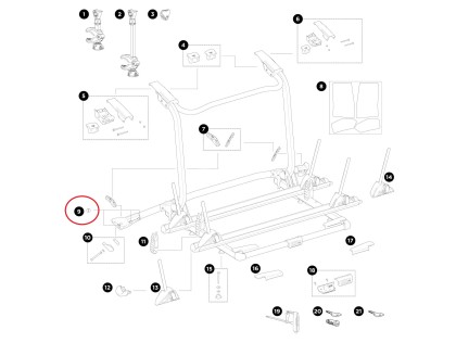 Thule Socket Screw Cover 54311