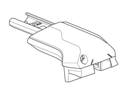 Náhled produktu - Complete Foot Right - Thule Raised Rail Edge