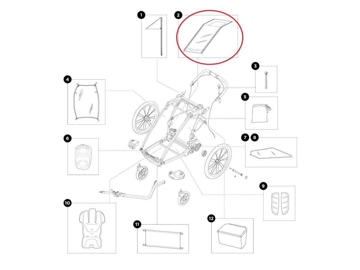 Náhled produktu - Thule Cover Mesh, Sport1 SpeYellow 54582