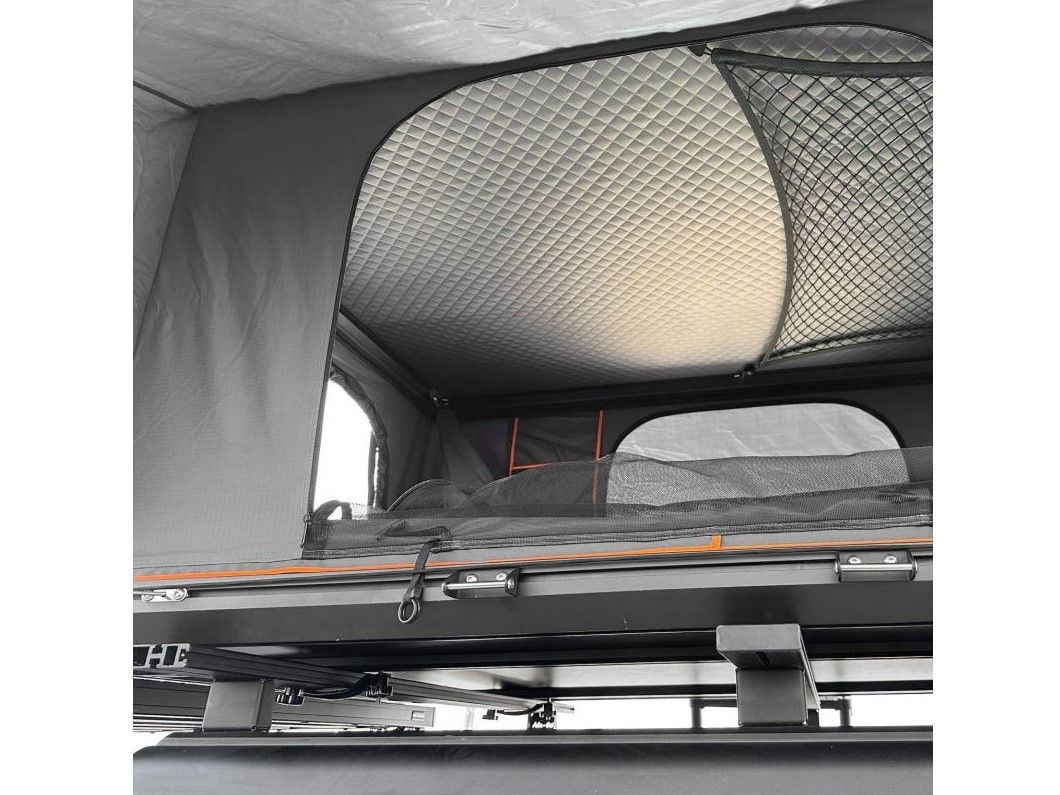 Náhled produktu - Autostan Aroso Schwarzwald pro 3 osoby - s aluminiovou skořepinou / šedý