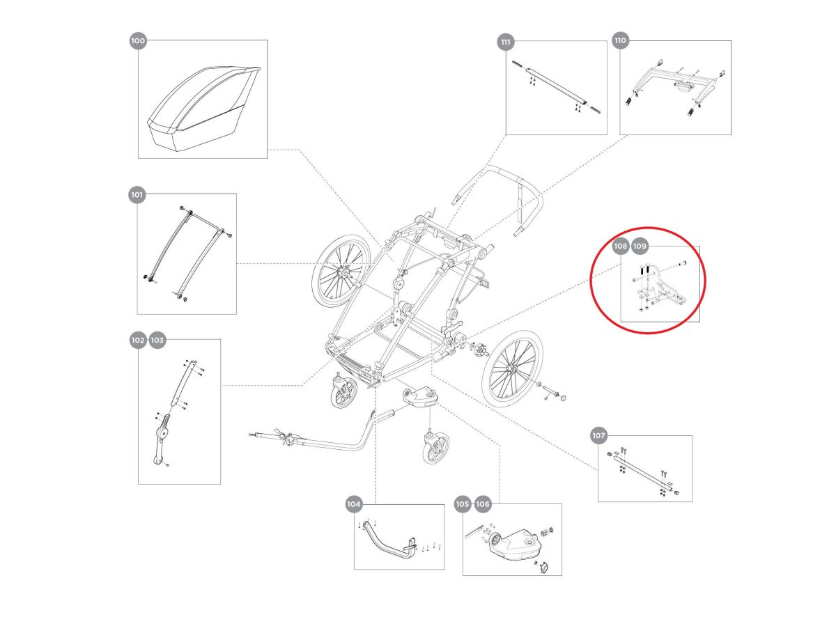 Náhled produktu - Thule Suspension Assembly R 17-X 40105323