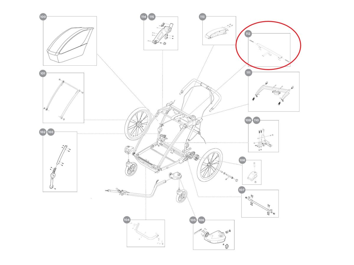 Náhled produktu - Thule Accessory Crossbar - Double 54703
