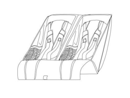 Náhled produktu - Thule Seat Double Black 54621