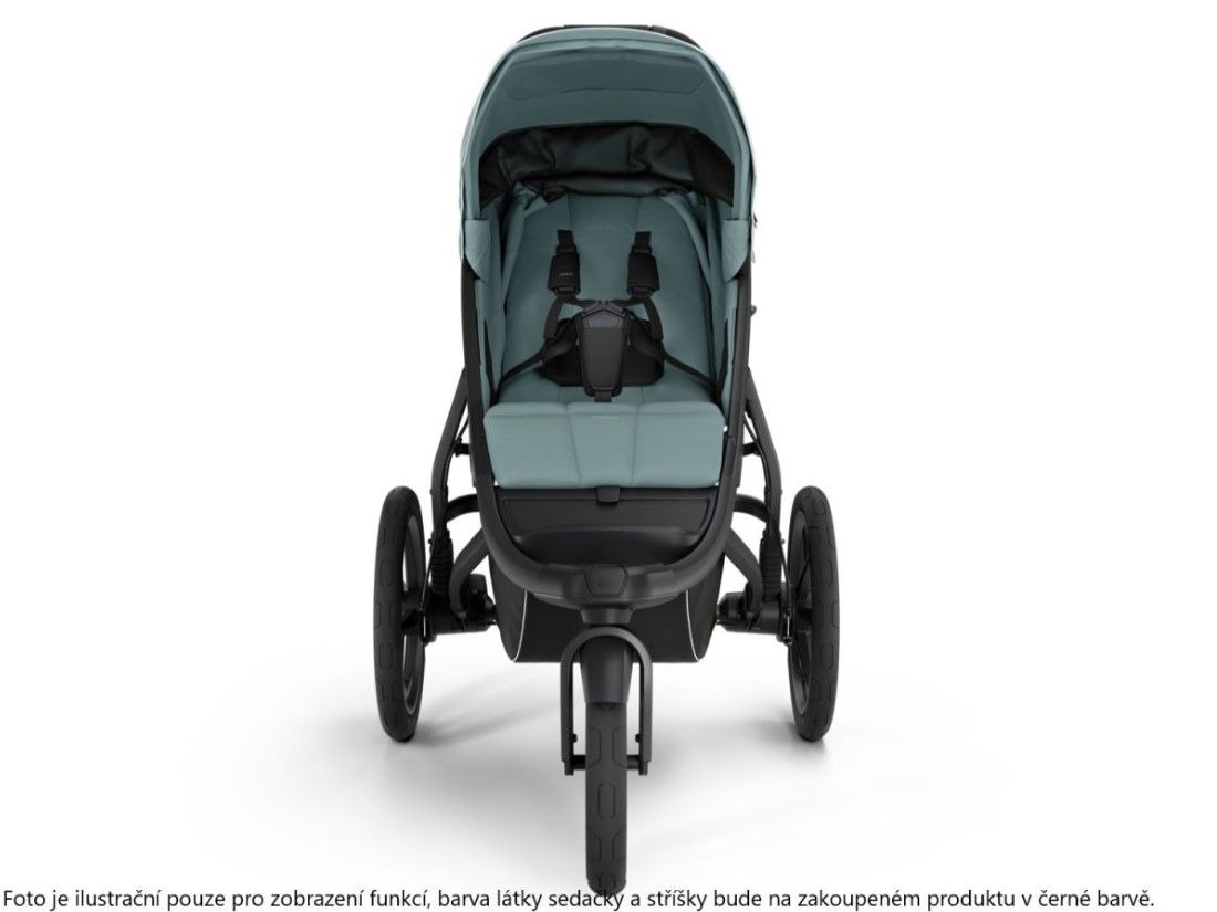 Náhled produktu - Thule Urban Glide 3 Black + korba + pláštěnka + moskytiéra + madlo + pláštěnka korba + moskyt. korba