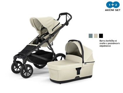 Náhled produktu - Thule Urban Glide 3 Soft Beige 4-Wheel + hluboká korba (volitelná barva)