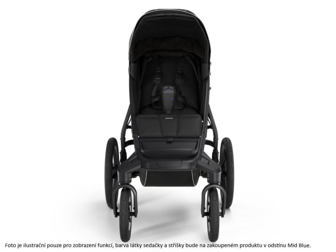 Náhled produktu - Thule Urban Glide 3 Mid-Blue 4-Wheel + hluboká korba (volitelná barva)