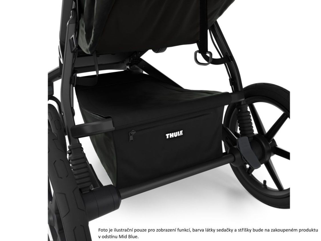 Náhled produktu - Thule Urban Glide 3 Mid-Blue 4-Wheel + hluboká korba (volitelná barva)