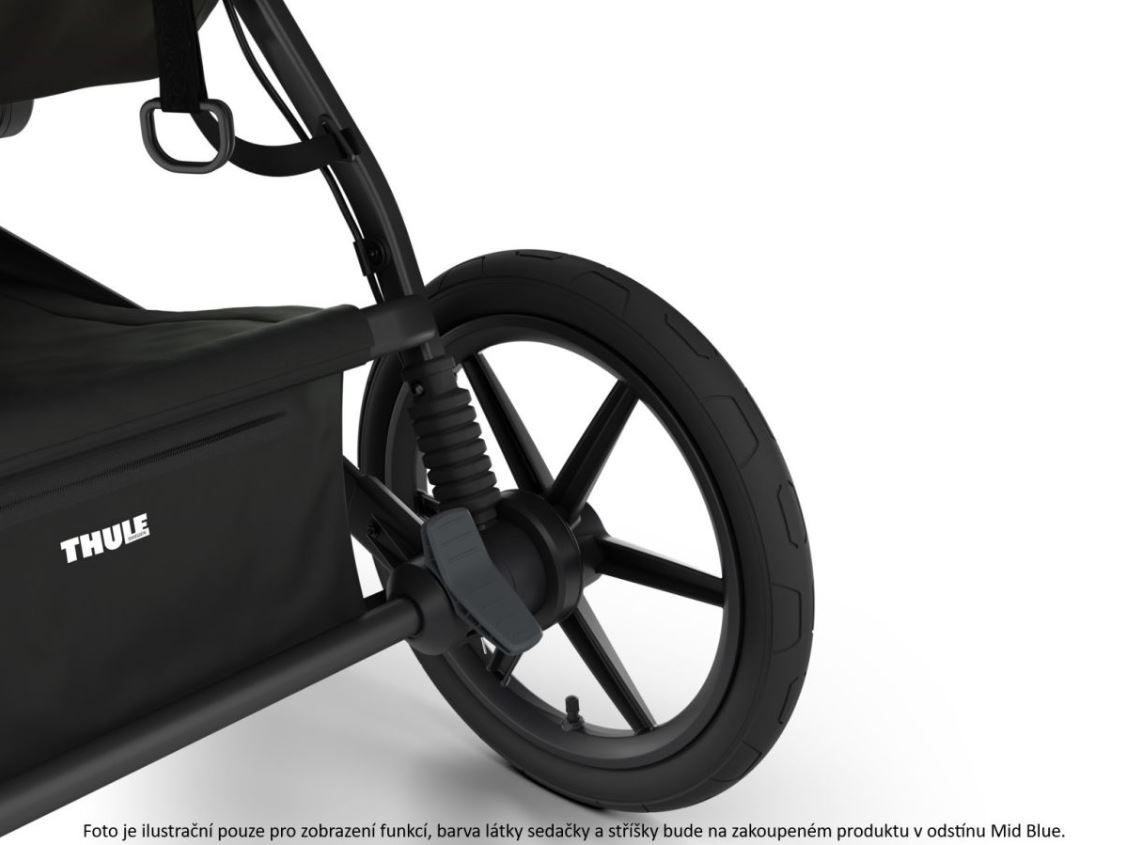 Náhled produktu - Thule Urban Glide 3 Mid-Blue 4-Wheel + hluboká korba (volitelná barva)