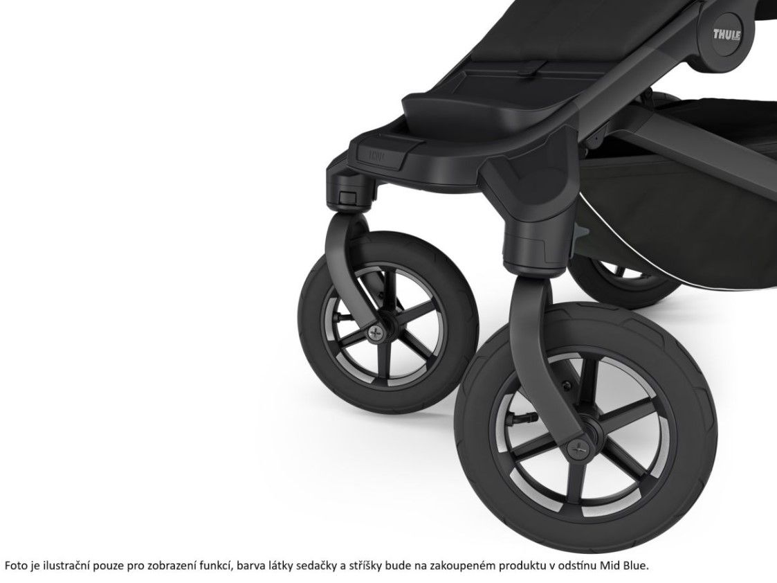 Náhled produktu - Thule Urban Glide 3 Mid-Blue 4-Wheel + hluboká korba (volitelná barva)
