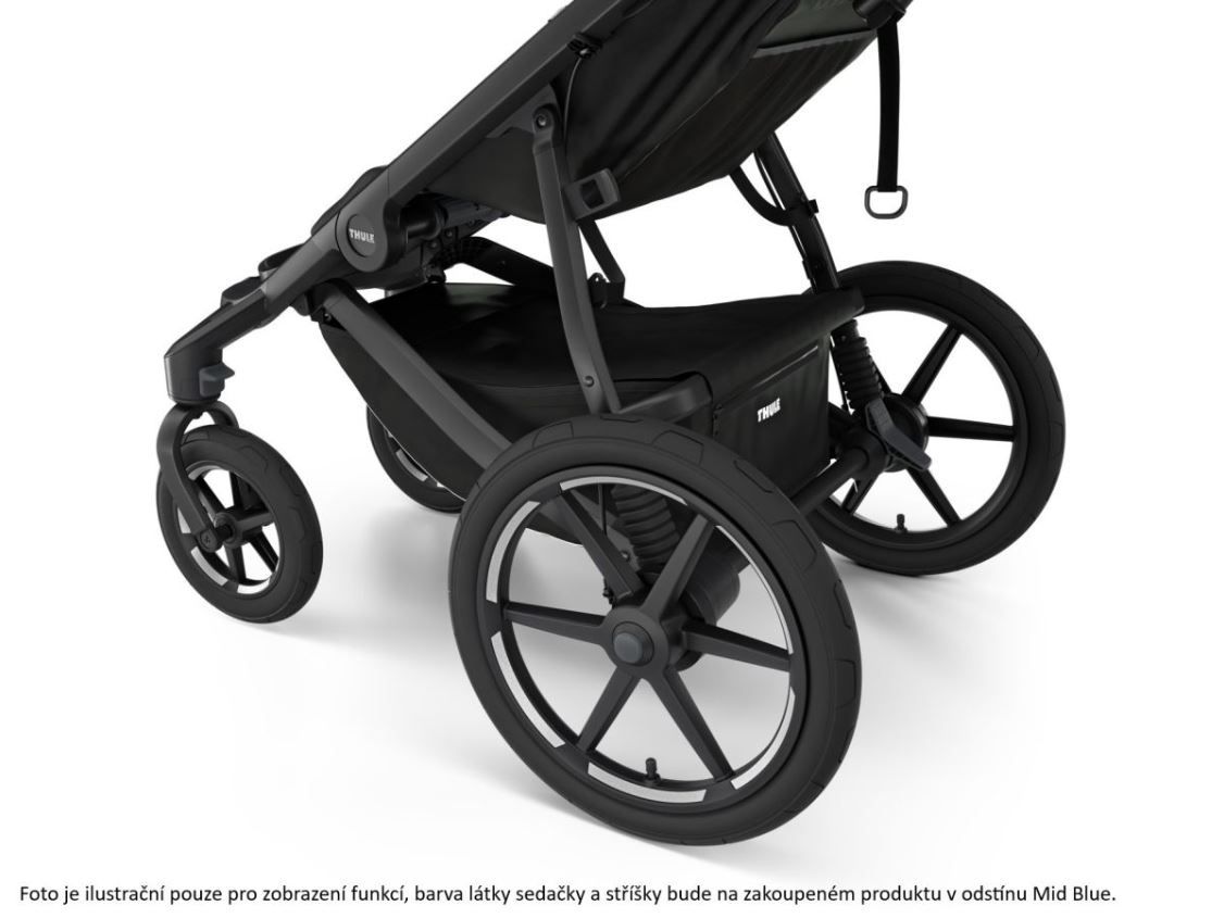 Náhled produktu - Thule Urban Glide 3 Mid-Blue 4-Wheel + hluboká korba (volitelná barva)