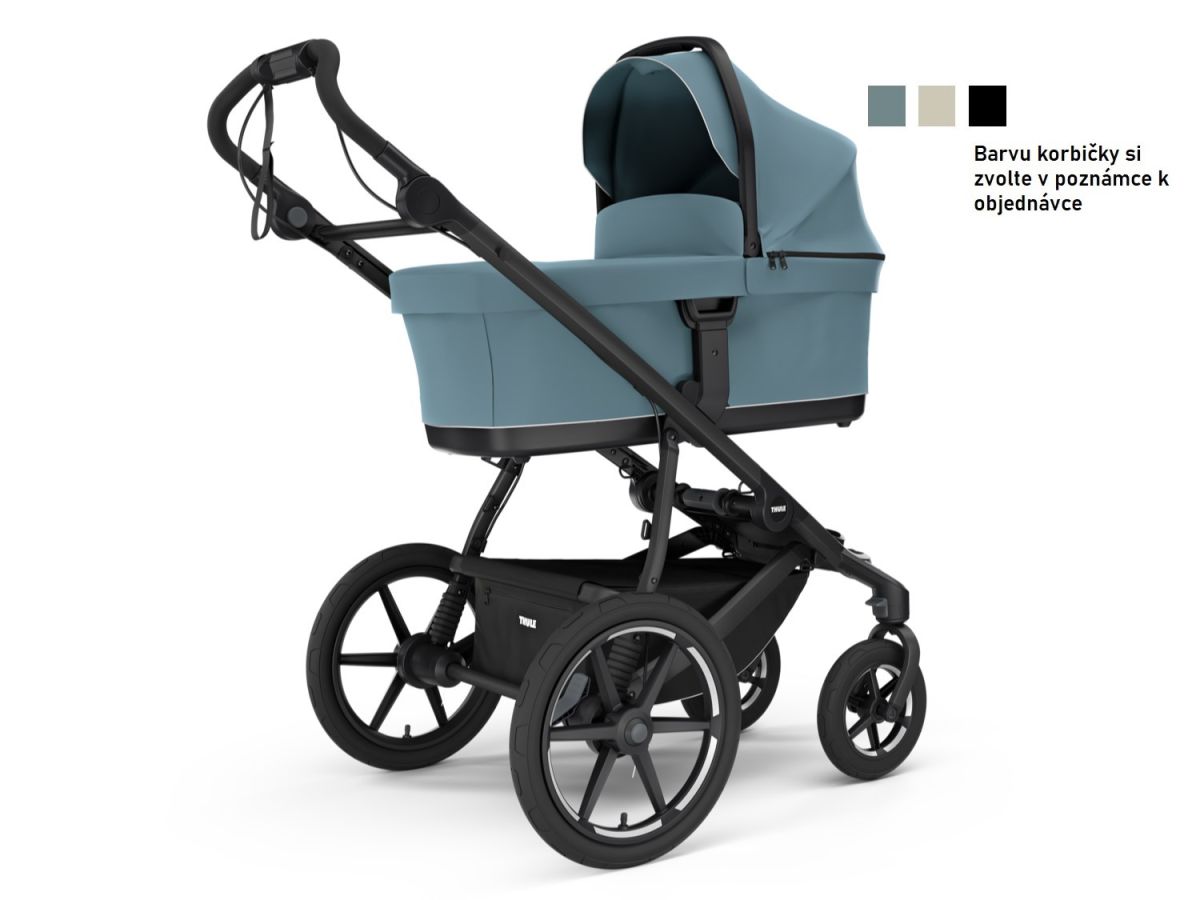 Náhled produktu - Thule Urban Glide 3 Mid-Blue 4-Wheel + hluboká korba (volitelná barva)