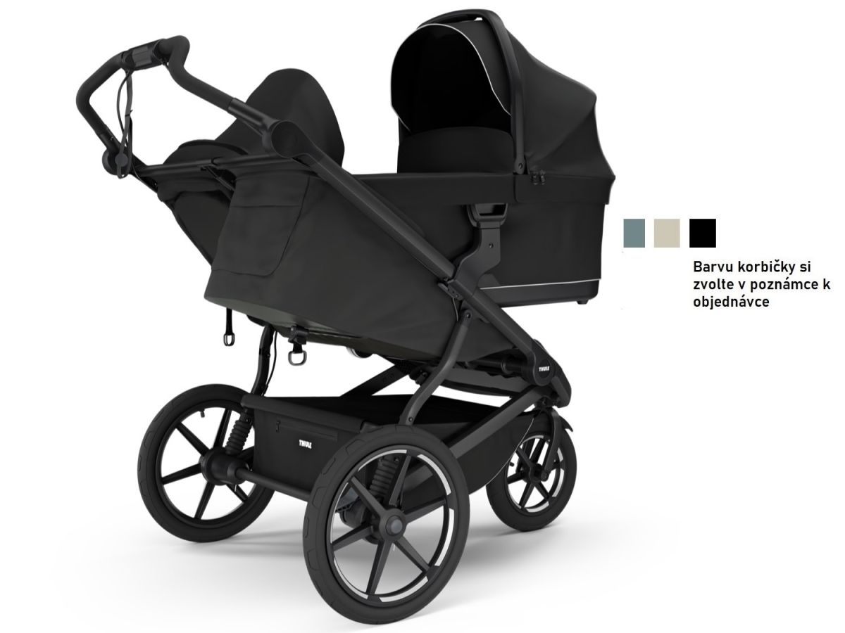 Náhled produktu - Thule Urban Glide 3 Double Black + hluboká korba (libovolná barva)