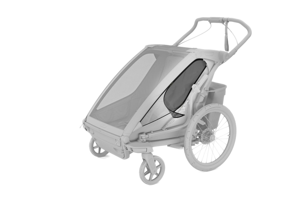 Náhled produktu - Thule Chariot Sport 2 G3 DOUBLE Black + bike set + kočárkový set + běžecký set