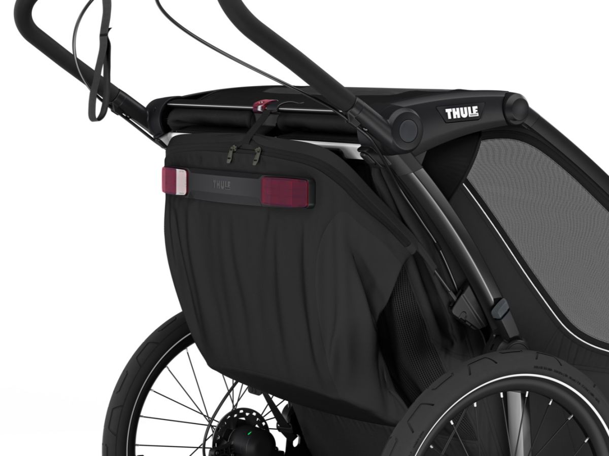 Náhled produktu - Thule Chariot Sport 2 G3 DOUBLE Black + bike set + kočárkový set + běžecký set