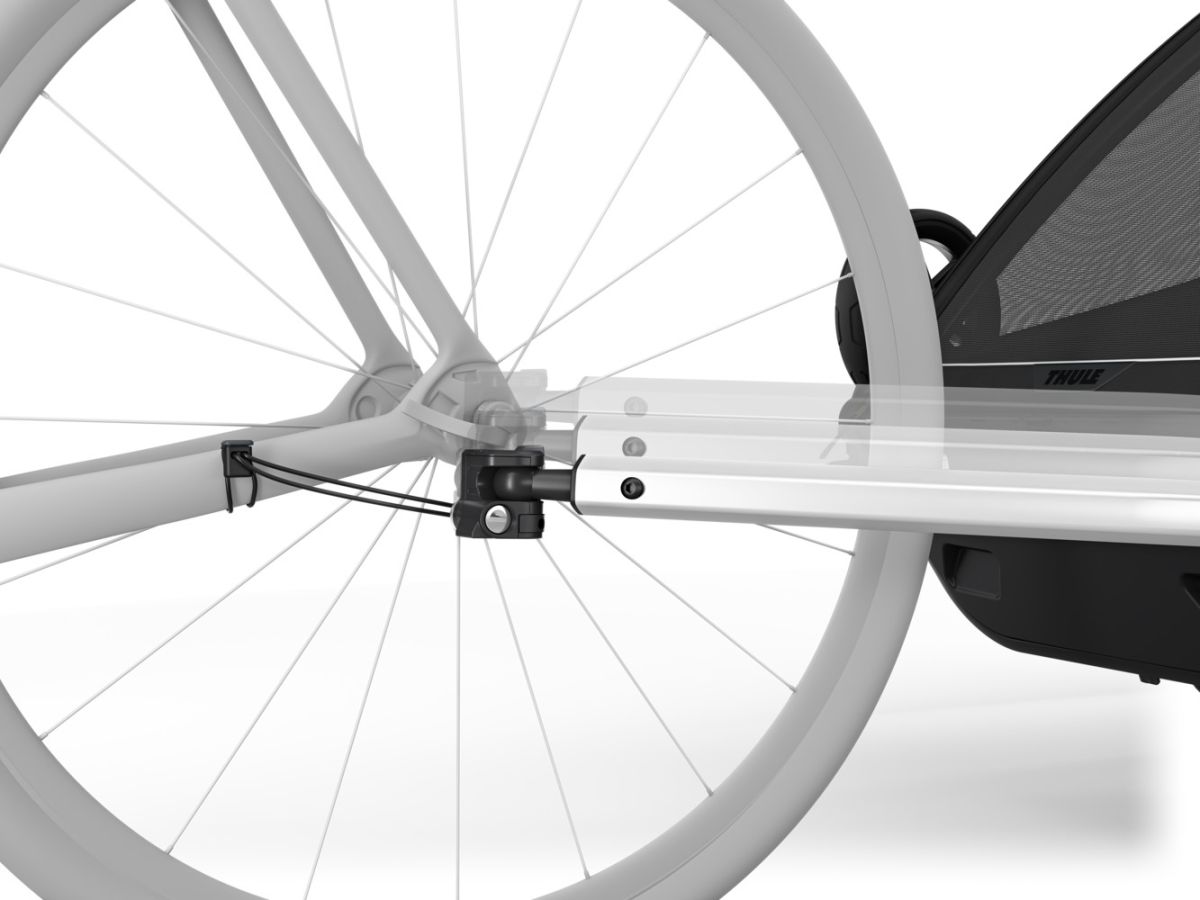 Náhled produktu - Thule Chariot Sport 2 G3 DOUBLE Black + bike set + kočárkový set + běžecký set