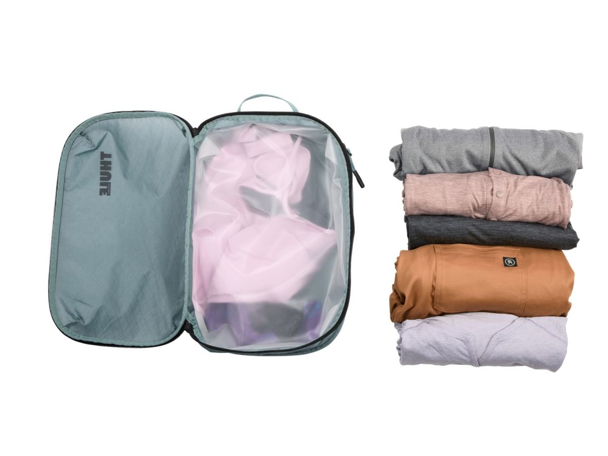 Náhled produktu - Thule cestovní organizér čisté/špinavé TCCD201 - Pond Gray