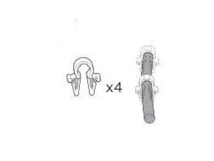 Thule Cable Clip Set t+3,5mm 55017