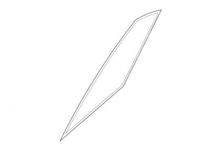 Thule Chariot Sport 2 - Zip-off window right 55186